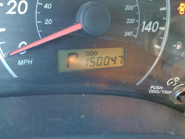 Photo 8 from auction – 2009 TOYOTA COROLLA BA with VIN 1NXBU40E39Z104130