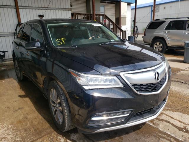 ACURA MDX TECHNO 2014 with VIN 5FRYD4H40EB042276 - Photo from auction