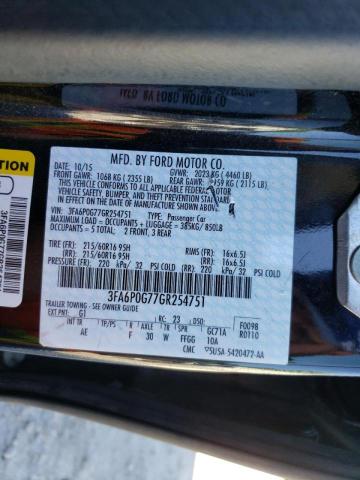Zdjęcie 10 z aukcji – 2016 FORD FUSION S z VIN 3FA6P0G77GR254751