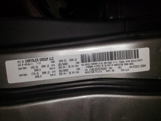 Photo 10 from auction – 2014 DODGE DURANGO LI with VIN 1C4RDJDG7EC552657