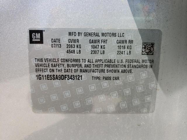 Photo 10 from auction – 2013 CHEVROLET MALIBU 2LT with VIN 1G11E5SA9DF343121