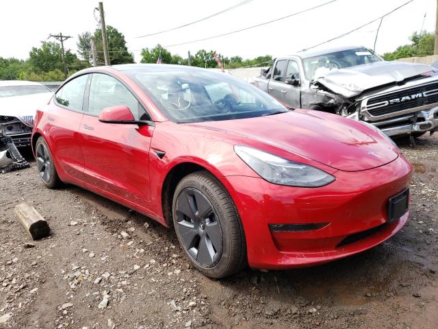TESLA MODEL 3 2022 with VIN 5YJ3E1EB8NF191609 - Photo from auction