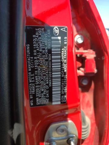 صورة رقم 10 من المزاد - 2014 TOYOTA YARIS مع VIN VNKKTUD31EA007804