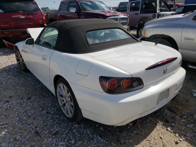 Photo 3 from auction – 2007 HONDA S2000 with VIN JHMAP21457S000277