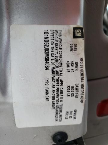 Photo 10 from auction – 2003 CHEVROLET MALIBU with VIN 1G1ND52J03M504034