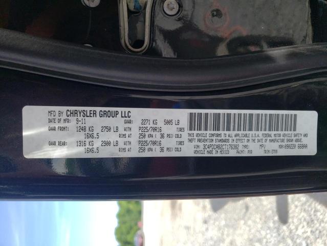 Photo 10 from auction – 2012 DODGE JOURNEY SE with VIN 3C4PDCAB2CT176382