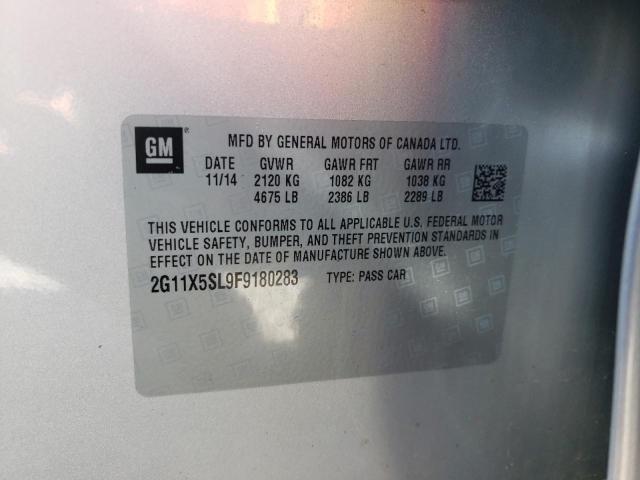 Photo 10 from auction – 2015 CHEVROLET IMPALA LS with VIN 2G11X5SL9F9180283