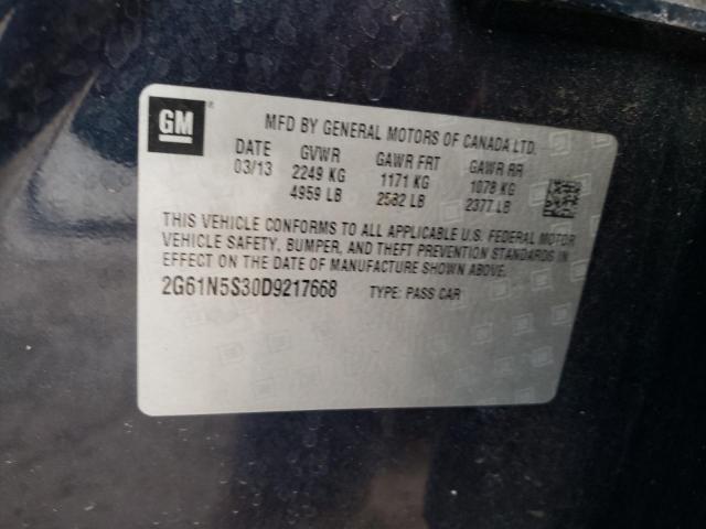Photo 10 from auction – 2013 CADILLAC XTS with VIN 2G61N5S30D9217668