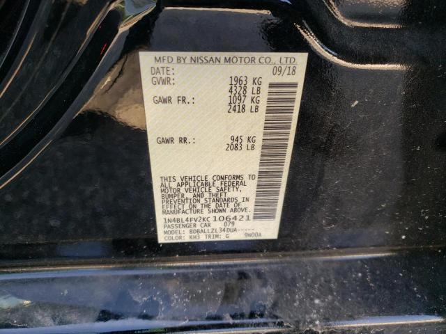 Photo 10 from auction – 2019 NISSAN ALTIMA PLA with VIN 1N4BL4FV2KC106421