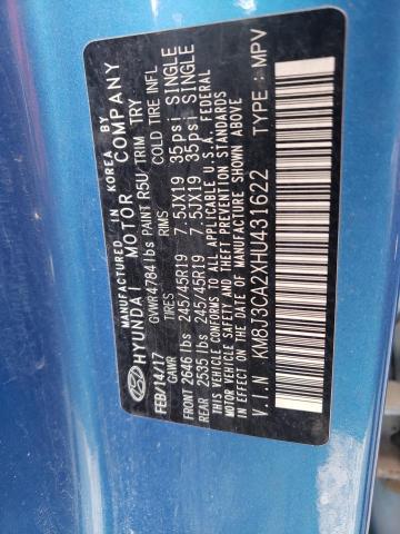 Photo 10 from auction – 2017 HYUNDAI TUCSON LIM with VIN KM8J3CA2XHU431622