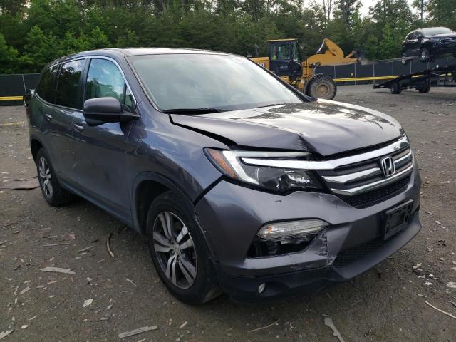 HONDA PILOT EXL 2017 with VIN 5FNYF6H52HB055969 - Photo from auction