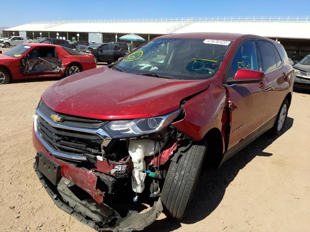 Photo 2 from auction – 2018 CHEVROLET EQUINOX LT with VIN 3GNAXJEVXJS581941
