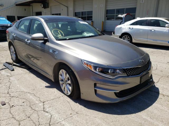 KIA OPTIMA EX 2016 with VIN 5XXGU4L3XGG089231 - Photo from auction