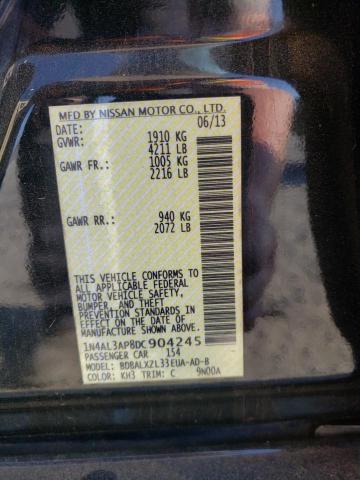 Photo 10 from auction – 2013 NISSAN ALTIMA 2.5 with VIN 1N4AL3AP8DC904245