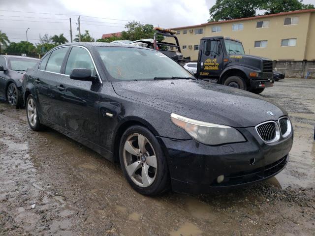BMW 525 I 2007 with VIN WBANE53577CY06998 - Photo from auction