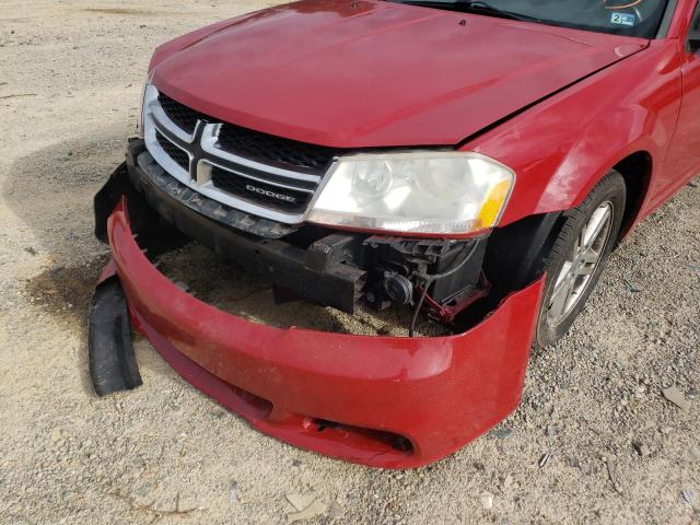 Photo 9 from auction – 2013 DODGE AVENGER SX with VIN 1C3CDZCG1DN708897