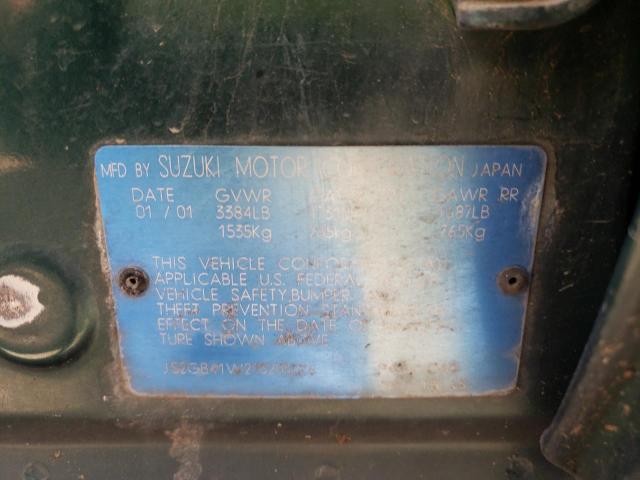 Photo 10 from auction – 2001 SUZUKI ESTEEM GL/ with VIN JS2GB41W215205526