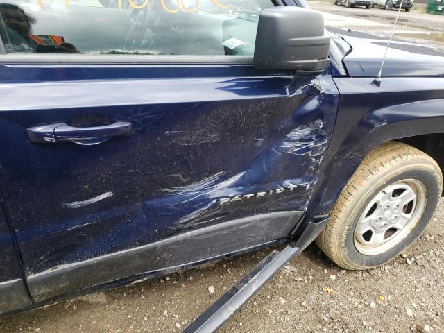 Photo 9 from auction – 2015 JEEP PATRIOT SP with VIN 1C4NJPBA3FD377263