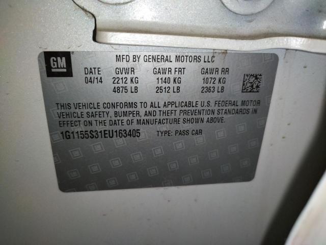 Photo 10 from auction – 2014 CHEVROLET IMPALA LTZ with VIN 1G1155S31EU163405