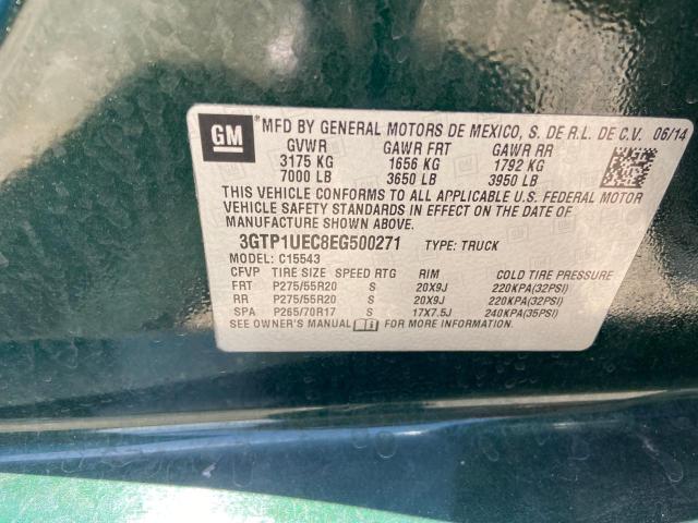 Photo 10 from auction – 2014 GMC SIERRA C15 with VIN 3GTP1UEC8EG500271