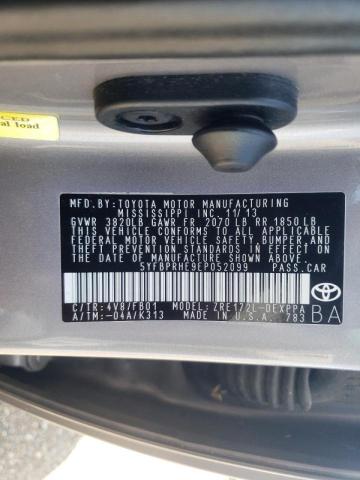 Photo 10 from auction – 2014 TOYOTA COROLLA EC with VIN 5YFBPRHE9EP052099