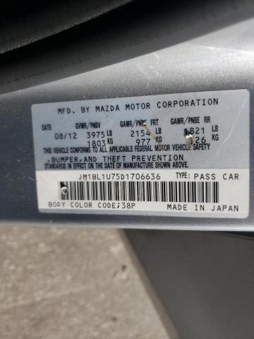 Photo 10 from auction – 2013 MAZDA 3 I with VIN JM1BL1U75D1706636
