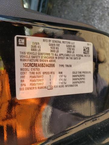 Photo 10 from auction – 2011 CHEVROLET SILVERADO with VIN 1GCRCREA6BZ442896