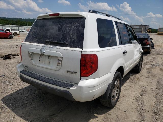 Photo 4 from auction – 2004 HONDA PILOT EXL with VIN 2HKYF18504H513801