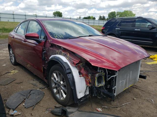 Photo 1 from auction – 2017 FORD FUSION SE with VIN 3FA6P0H77HR412523