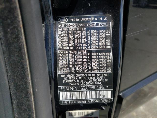 Photo 10 from auction – 2005 LAND ROVER RANGE ROVE with VIN SALME11455A198045