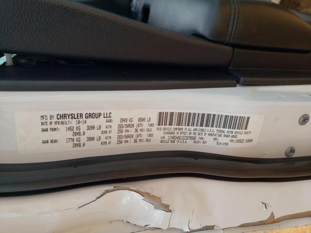 Photo 10 from auction – 2014 DODGE DURANGO SX with VIN 1C4RDHAG1EC979586