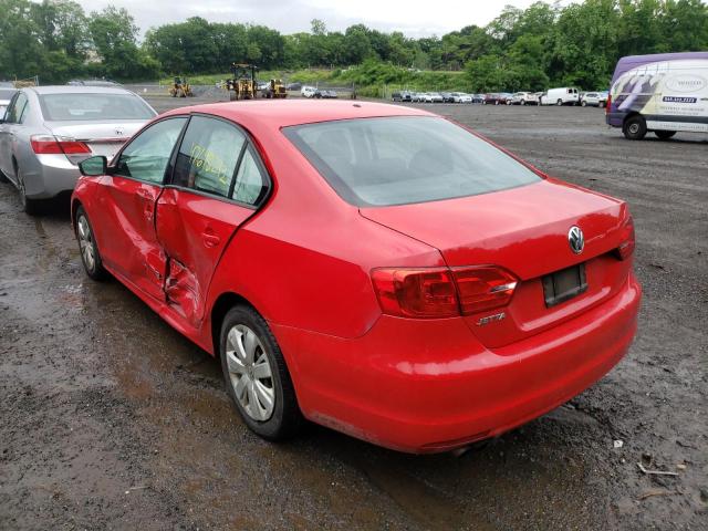 Photo 3 from auction – 2012 VOLKSWAGEN JETTA BASE with VIN 3VW2K7AJ5CM390692