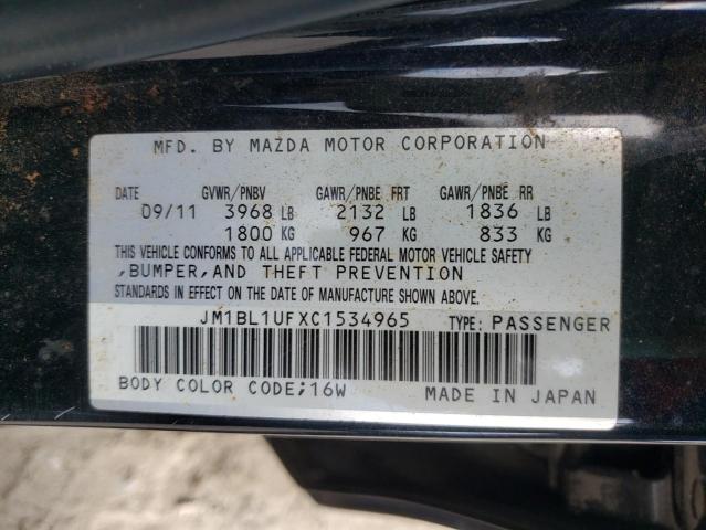 Photo 10 from auction – 2012 MAZDA 3 I with VIN JM1BL1UFXC1534965