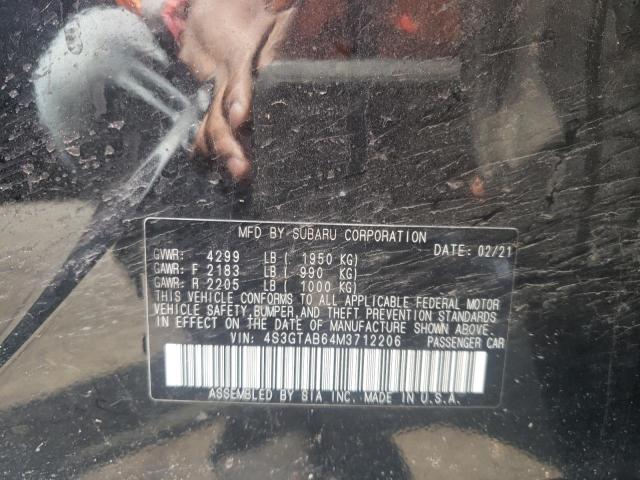 Photo 10 from auction – 2021 SUBARU IMPREZA with VIN 4S3GTAB64M3712206