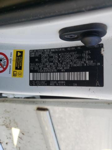Photo 10 from auction – 2011 TOYOTA HIGHLANDER with VIN 5TDZK3EH7BS038195
