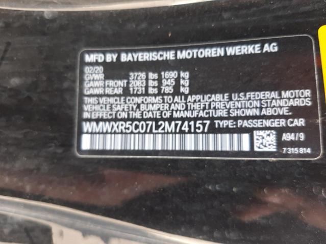 Photo 10 from auction – 2020 MINI COOPER S with VIN WMWXR5C07L2M74157
