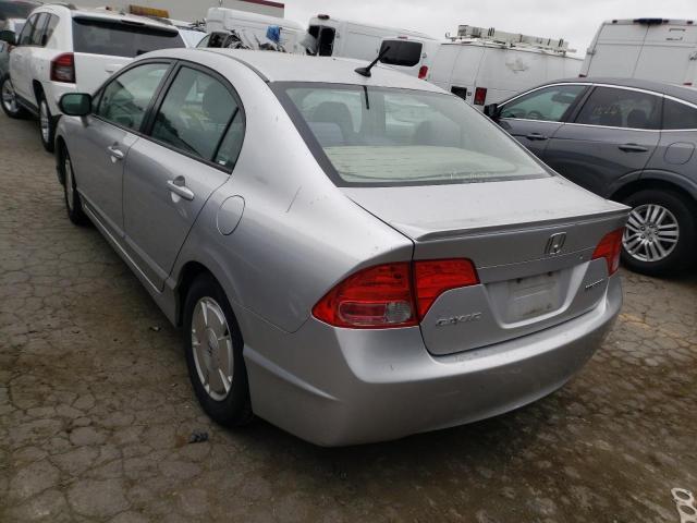 Photo 3 from auction – 2006 HONDA CIVIC HYBR with VIN JHMFA36236S028937