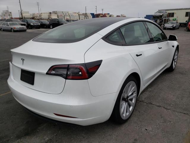 Photo 4 from auction – 2022 TESLA MODEL 3 with VIN 5YJ3E1EA9NF143849