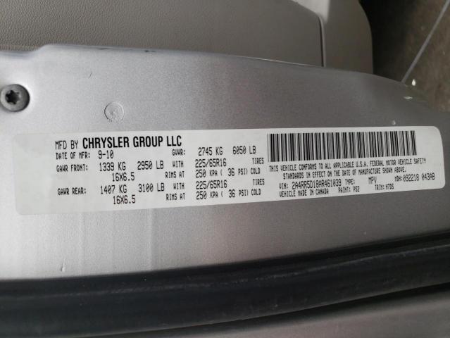 Photo 10 from auction – 2010 CHRYSLER TOWN & COU with VIN 2A4RR5D17AR235509