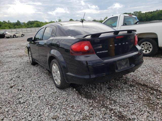 Photo 3 from auction – 2012 DODGE AVENGER SE with VIN 1C3CDZAB0CN190402