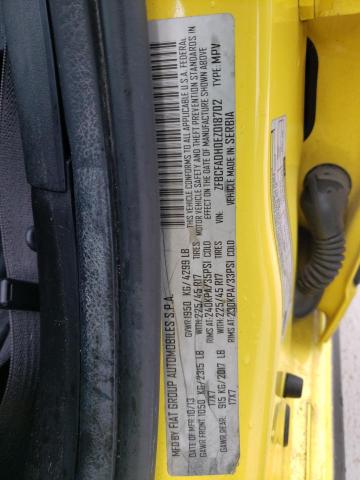 Photo 10 from auction – 2014 FIAT 500L TREKK with VIN ZFBCFADH0EZ018702