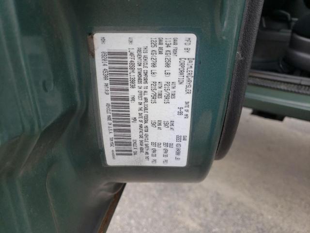 Photo 10 from auction – 2000 JEEP CHEROKEE S with VIN 1J4FF48S8YL139030