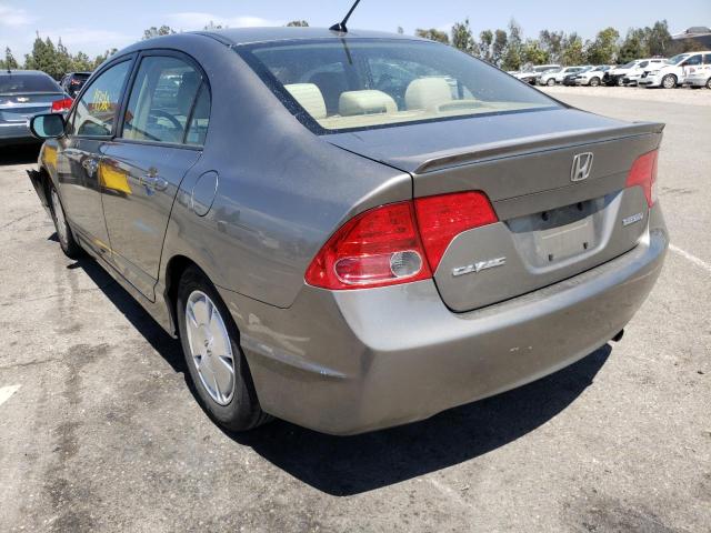 Photo 3 from auction – 2008 HONDA CIVIC HYBR with VIN JHMFA36228S020847