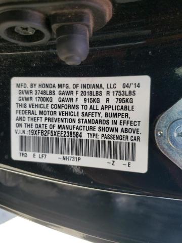 Photo 10 from auction – 2014 HONDA CIVIC LX with VIN 19XFB2F5XEE238584