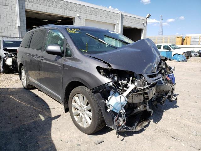 TOYOTA SIENNA XLE 2017 with VIN 5TDDZ3DC4HS171565 - Photo from auction