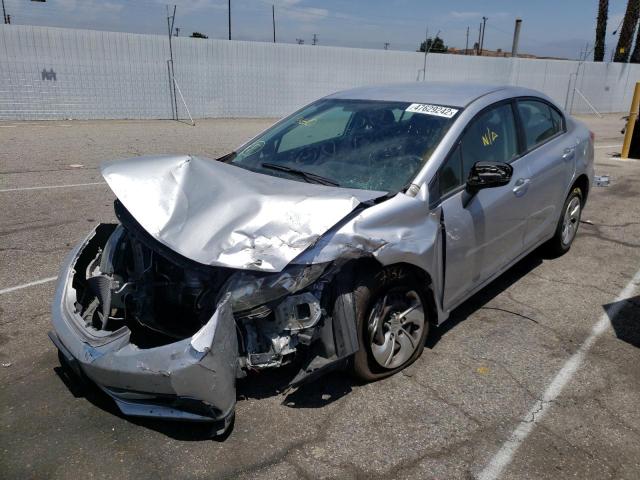 Photo 2 from auction – 2015 HONDA CIVIC LX with VIN 19XFB2F57FE268787