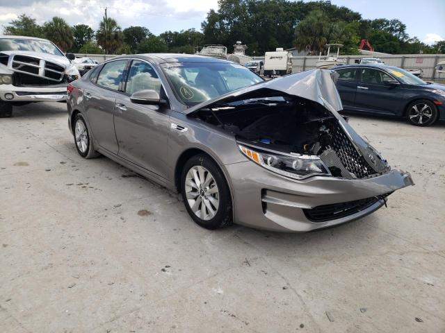 KIA OPTIMA EX 2016 with VIN 5XXGU4L34GG070528 - Photo from auction