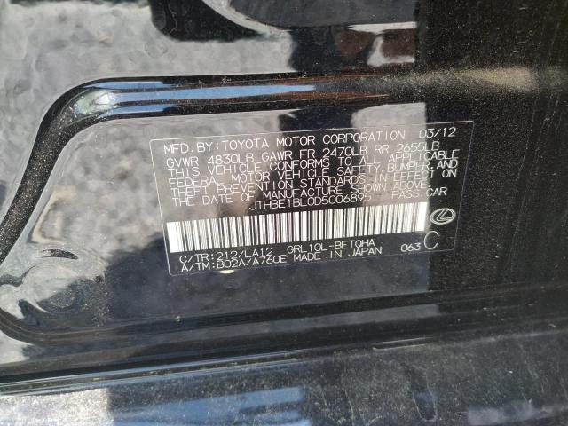 Photo 10 from auction – 2013 LEXUS GS 350 with VIN JTHBE1BL0D5006895