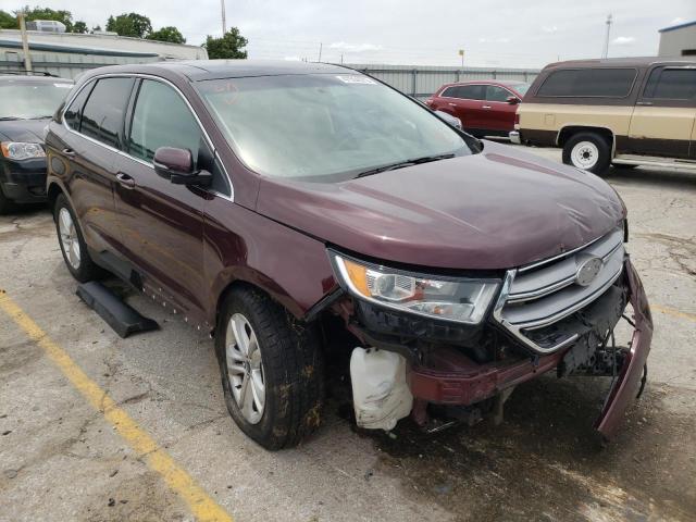 FORD EDGE SEL 2017 with VIN 2FMPK4J96HBC15966 - Photo from auction