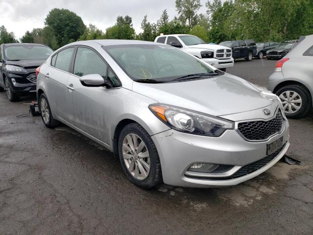 KIA FORTE EX 2014 with VIN KNAFX4A89E5152853 - Photo from auction